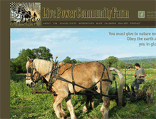 Tablet Screenshot of livepower.org